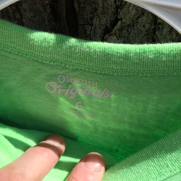 Oshkosh B’Gosh Green Long Sleeves Tee Meanwhile…Robot City Invader Alien 6 - Picture 3 of 10